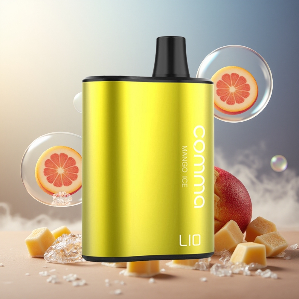Partihandel Sverige LIO COMMA 5000 Puffs Engångs Vape Mango Is