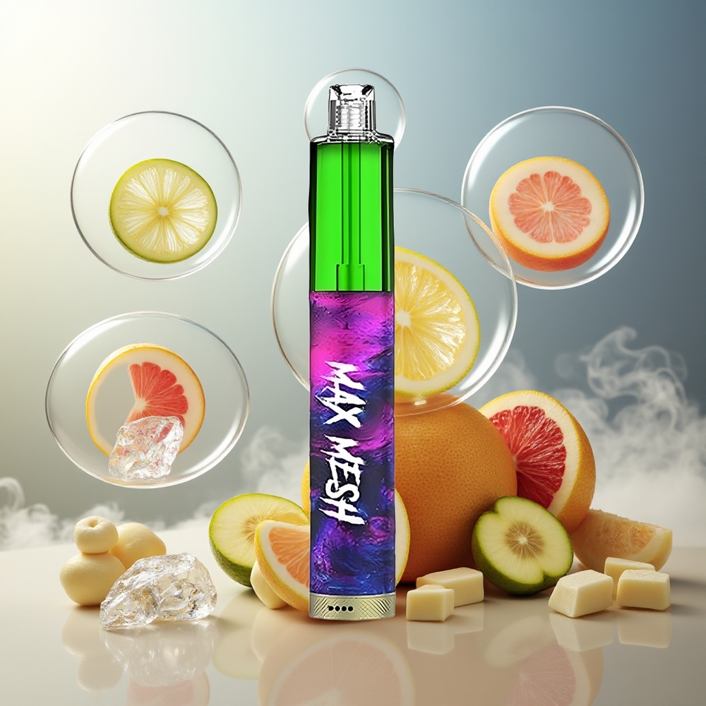 Partihandel Sverige LIO Max Mesh 3000 Puffs Gröntäpple Menthol Is