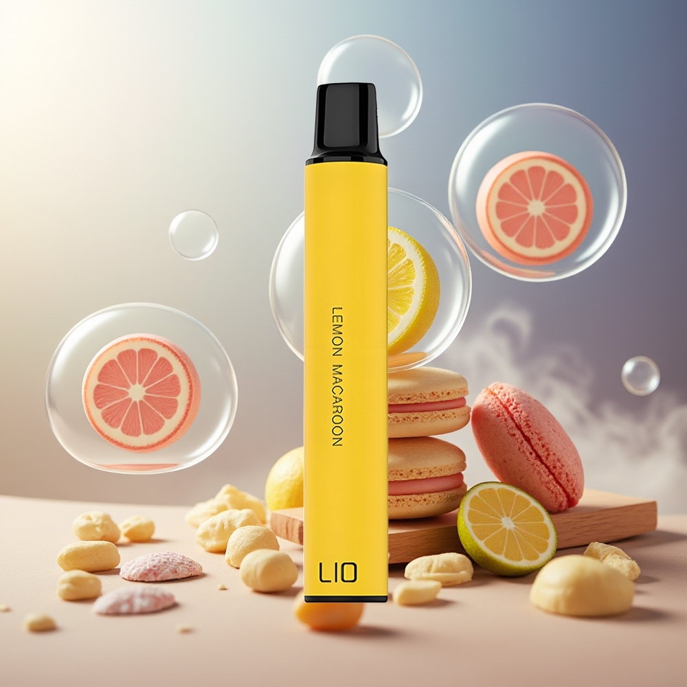 Partihandel Sverige LIO Mini 600 Puffs Engångs Vape Citron Macaron 400mAh 2ml 20mg