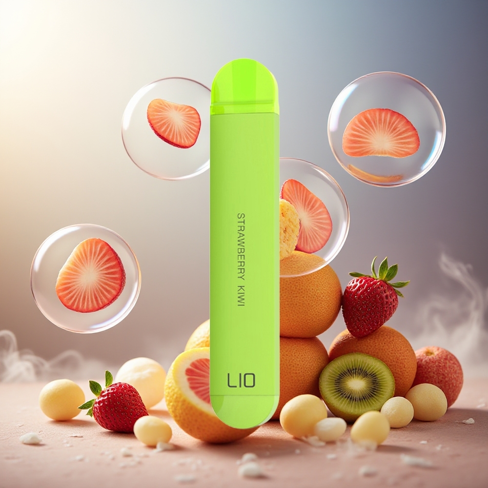 Partihandel Sverige LIO NANO X 600 Puffs Engångs Vape Jordgubb Kiwi 500mAh 2ML