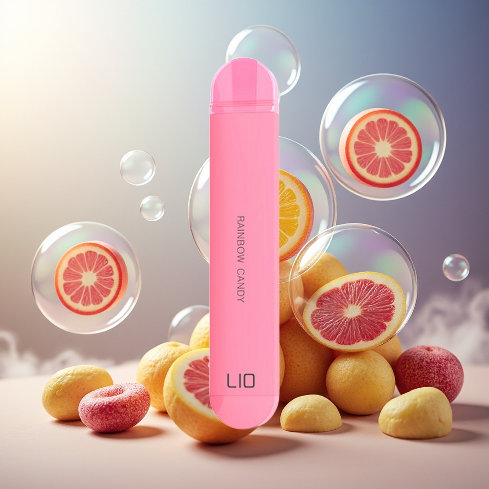 Partihandel Sverige LIO NANO X 600 Puffs Engångsvape Regnbågsgodis 2ML 20mg