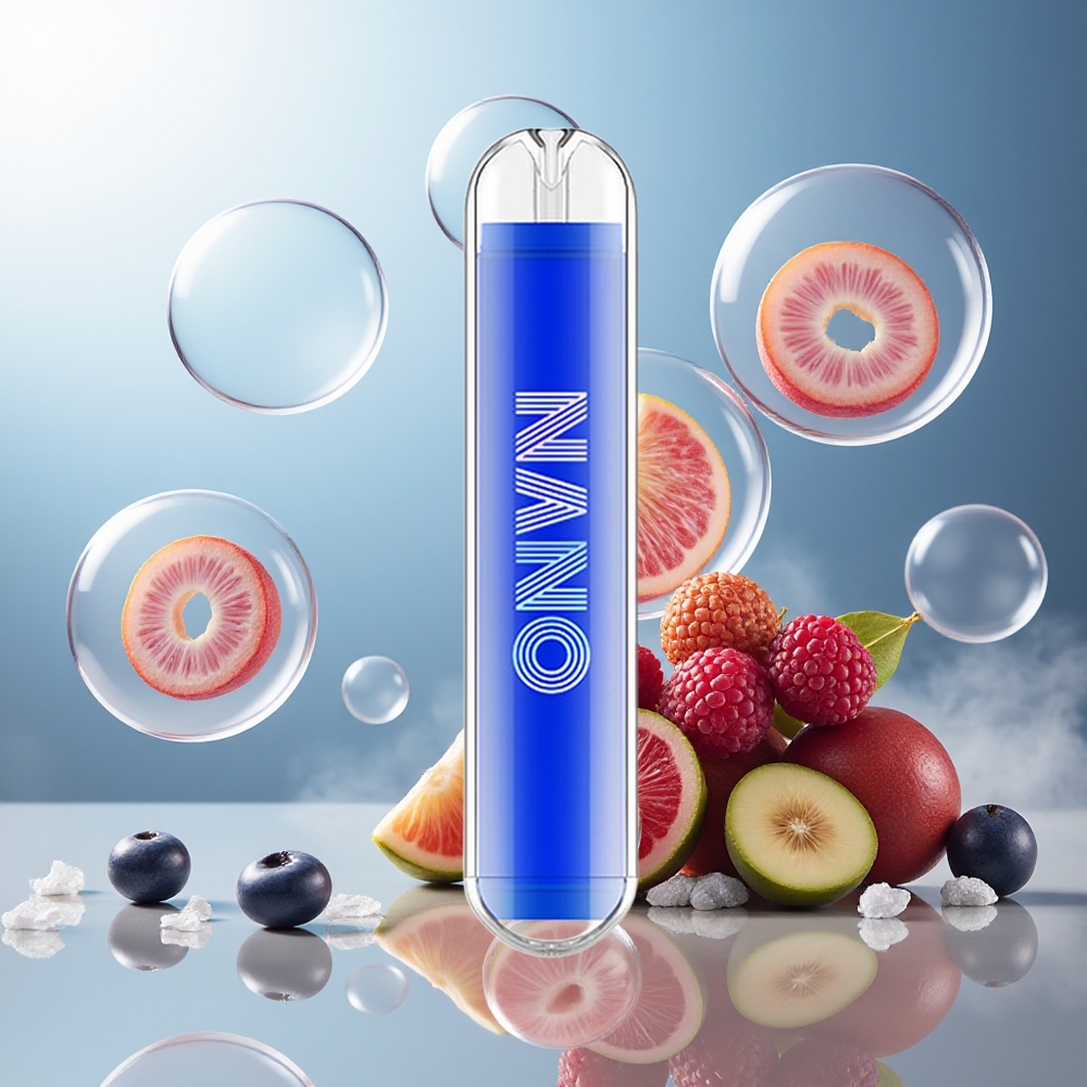 Partihandel Sverige LIO NANO X2 800 Puffs Engångsvape Blå Hallon 2ml 500mAh