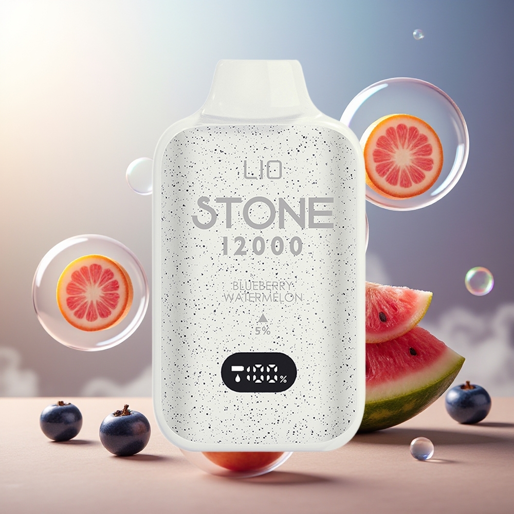 Partihandel Sverige LIO Stone 12000 Puffs Blåbär Vattenmelon 18ML 50mg