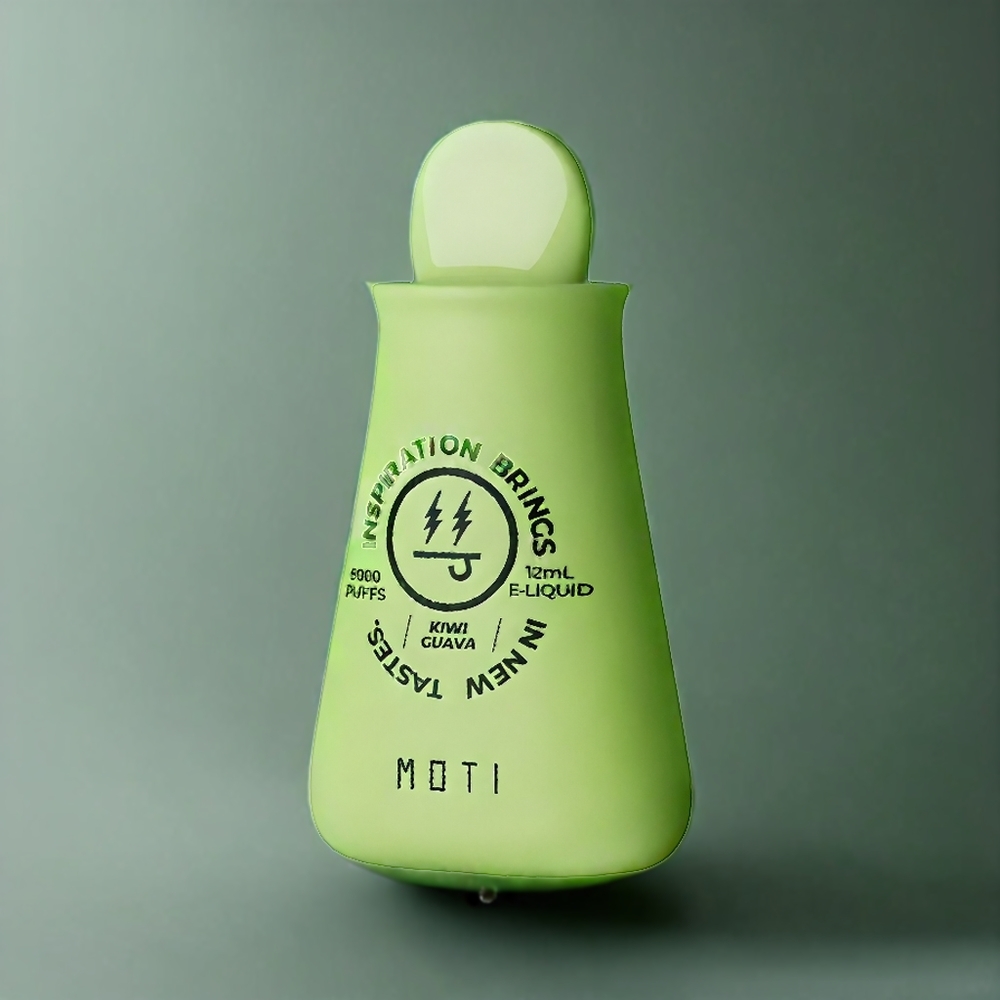 Partihandel Sverige MOTI BEAKER 5000 Engångs Vape Kiwi Guava 12mL 650mAh