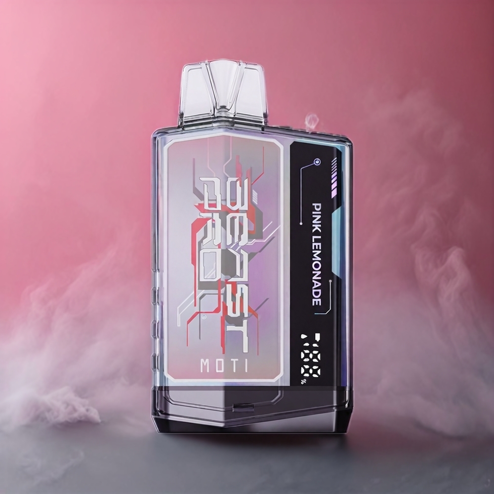 Partihandel Sverige MOTI BEAST PRO 10000 18mL 750mAh Rosa Citron