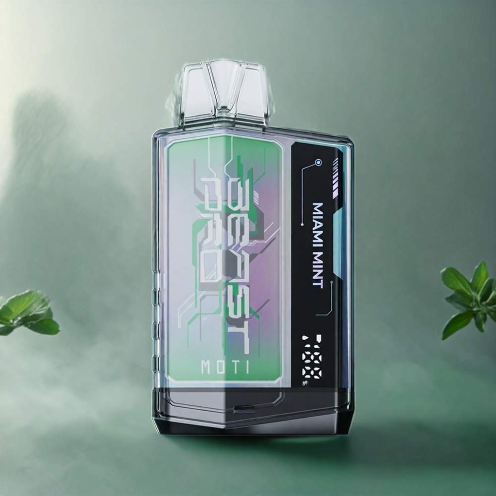 Partihandel Sverige MOTI BEAST PRO 10000 18mL Miami Mynta