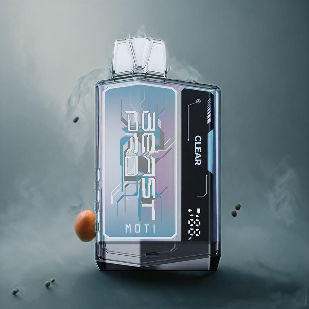 Partihandel Sverige MOTI BEAST PRO 10000 Engångs Vape 18mL 750mAh Clear