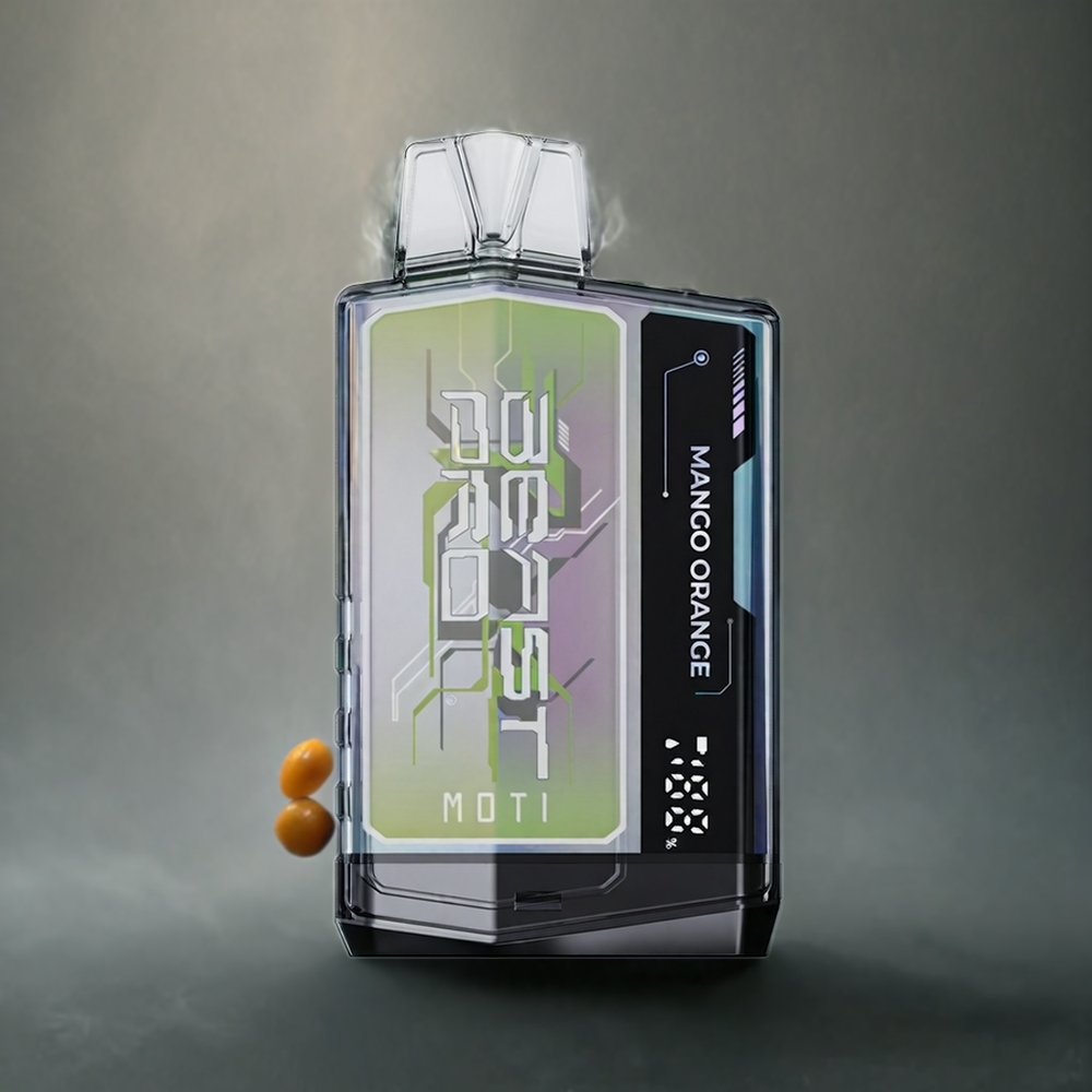 Partihandel Sverige MOTI BEAST PRO 10000 Engångs Vape Mango Apelsin 18mL 750mAh