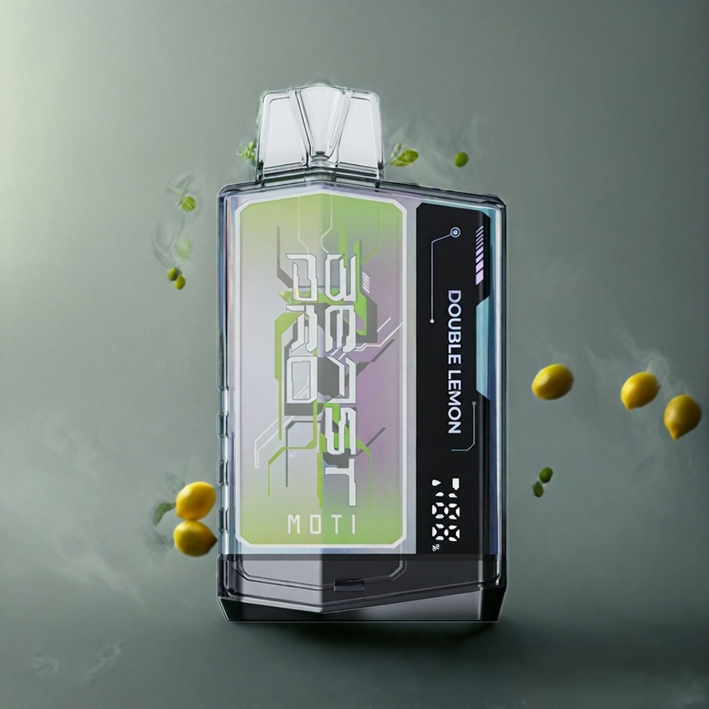 Partihandel Sverige MOTI BEAST PRO 10000 Engångsvape Dubbel Citron 18mL 750mAh
