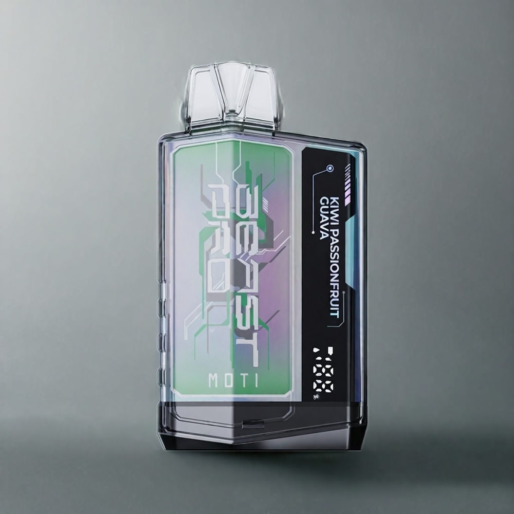 Partihandel Sverige MOTI BEAST PRO 10000 Engångsvape Kiwi Passionsfrukt Guava 18mL 750mAh
