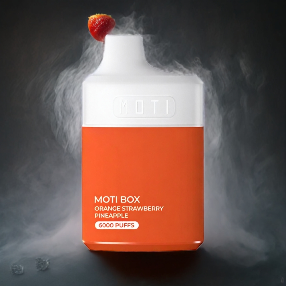 Partihandel Sverige MOTI BOX 6000 14mL 5% Apelsin Jordgubb Ananas