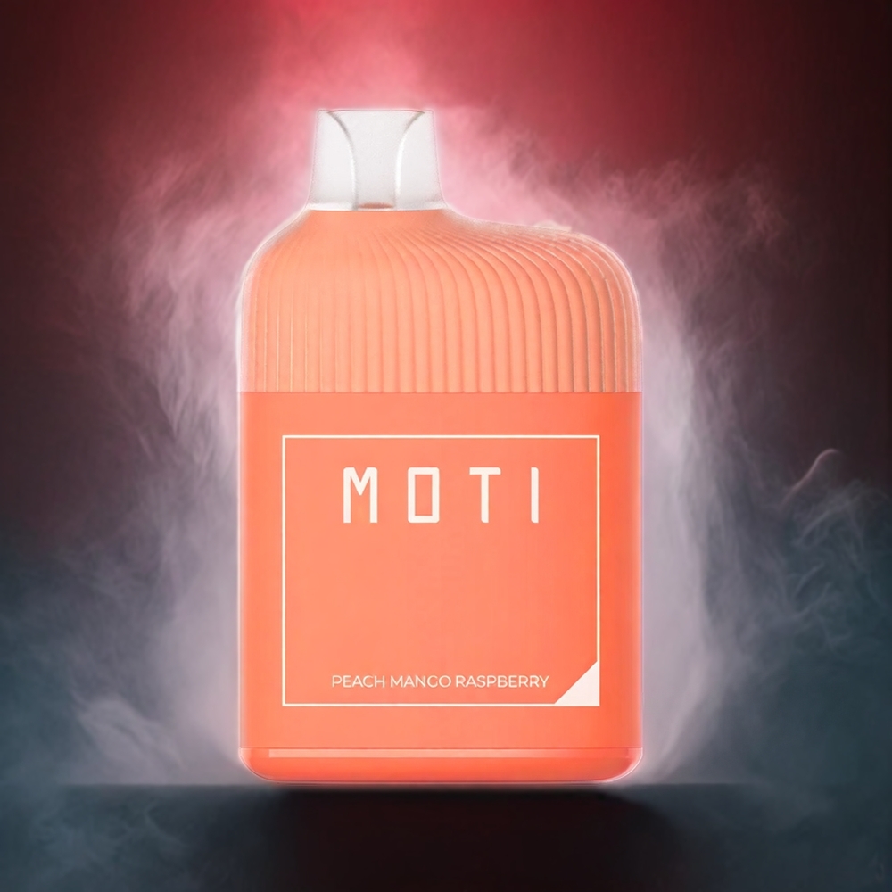 Partihandel Sverige MOTI BOX 7000 Engångs Vape Persika Mango Hallon 16mL 650mAh