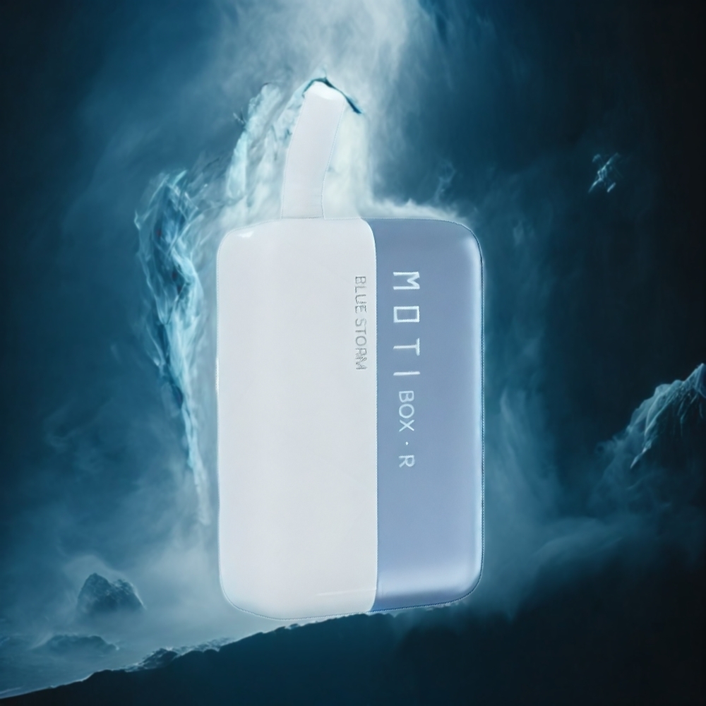 Partihandel Sverige MOTI BOX R7000 16mL 400mAh 50mg Blå Storm