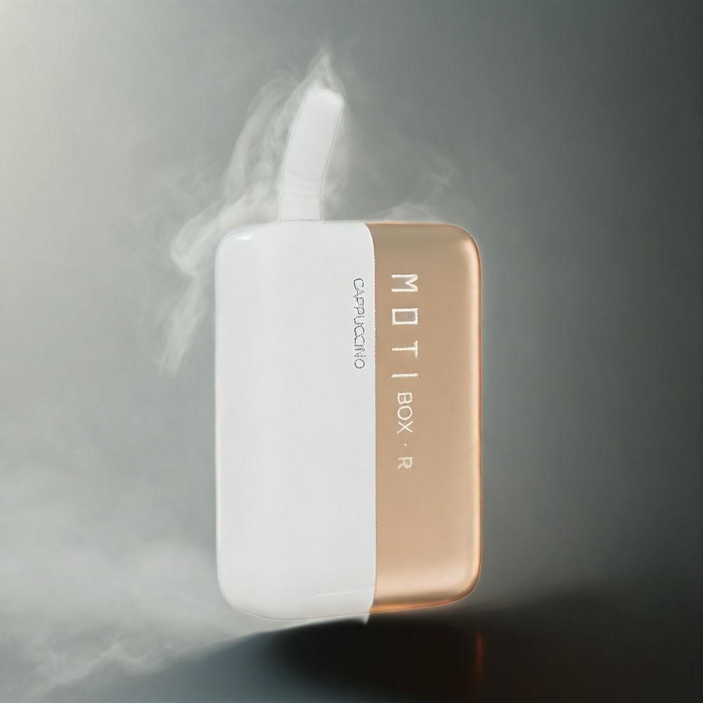Partihandel Sverige MOTI BOX R7000 Engångs Vape Cappuccino 7000 puffar 16mL 50mg