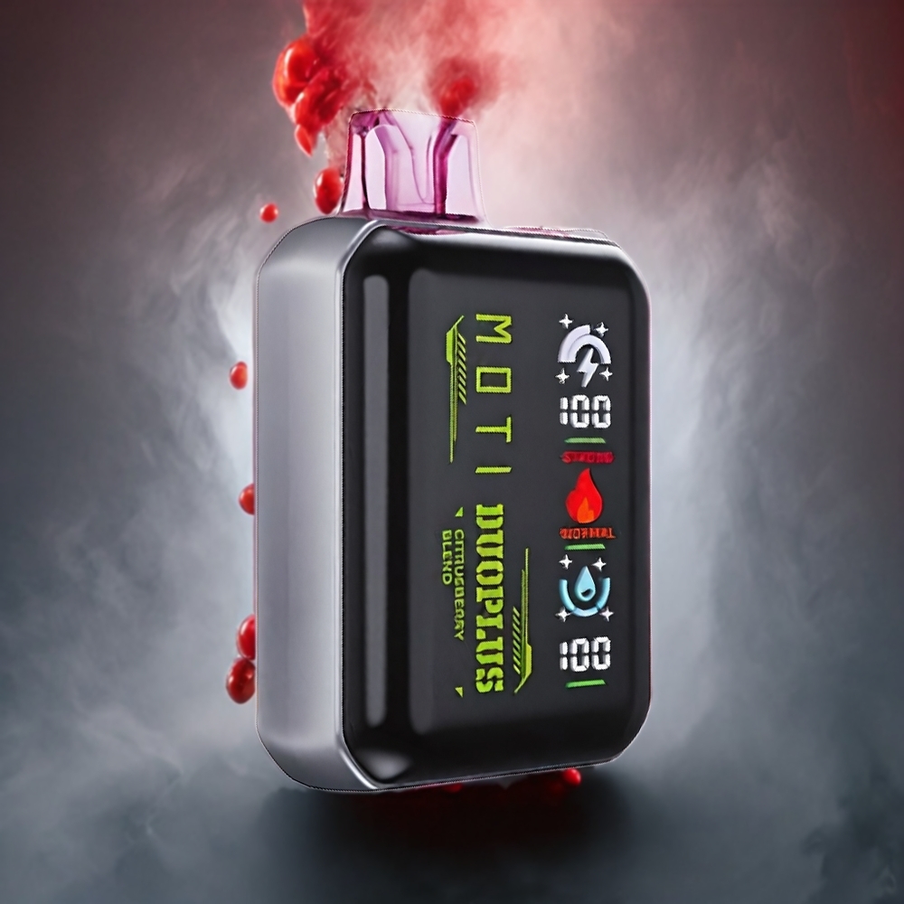 Partihandel Sverige MOTI DUOPLUS Metallic Paint 20000 Engångs Vape Citrusbär Blandning Smart Max-Screen 11W/20W
