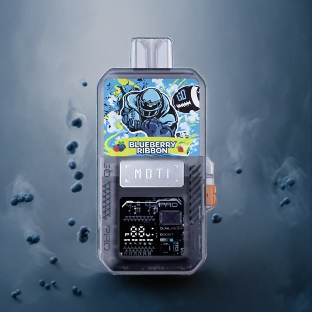 Partihandel Sverige MOTI GO PRO 12000 Blåbärsremsa 16mL 1000mAh