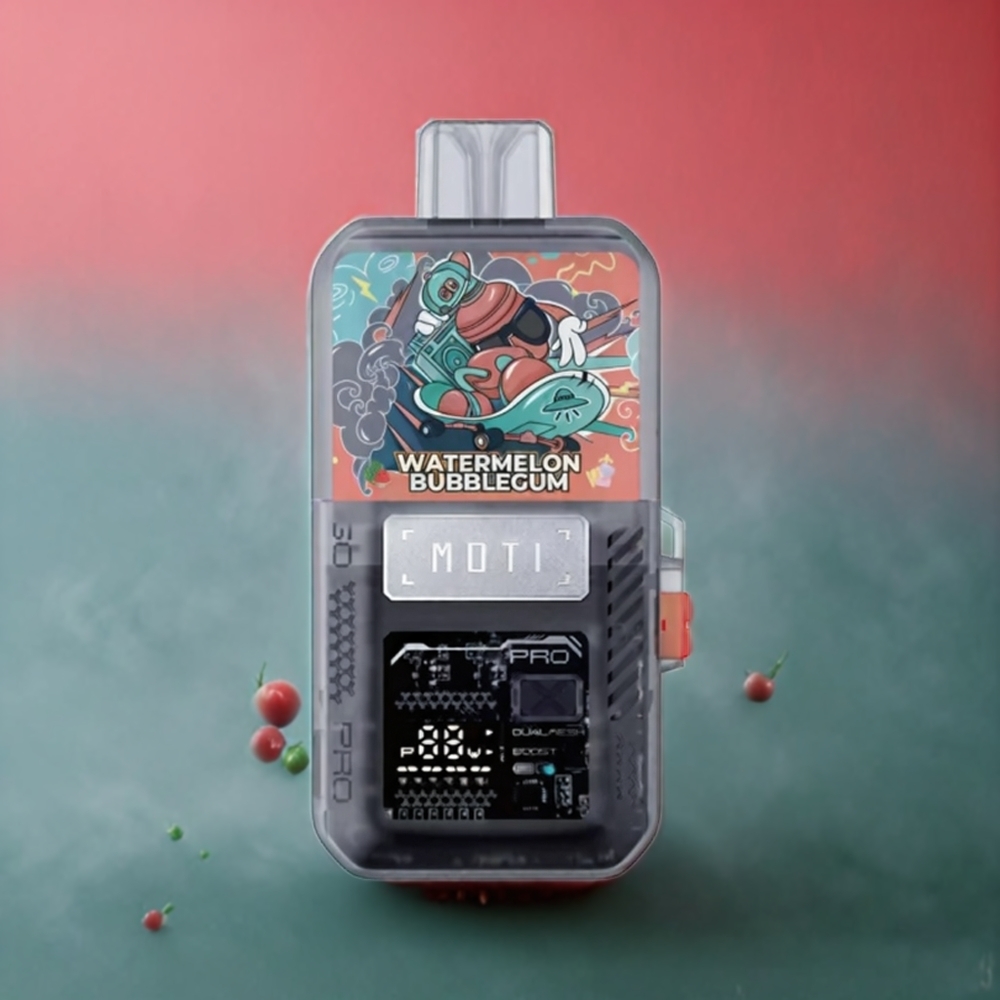 Partihandel Sverige MOTI GO PRO 12000 Dubbel Mesh Vattenmelon Tuggummi 16mL 1000mAh