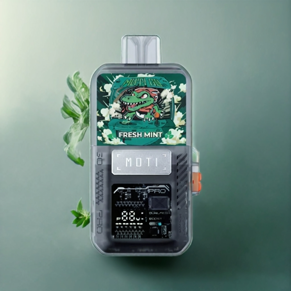 Partihandel Sverige MOTI GO PRO 12000 Engångs Vape Frisk Mynta 16mL 12000 Puffar