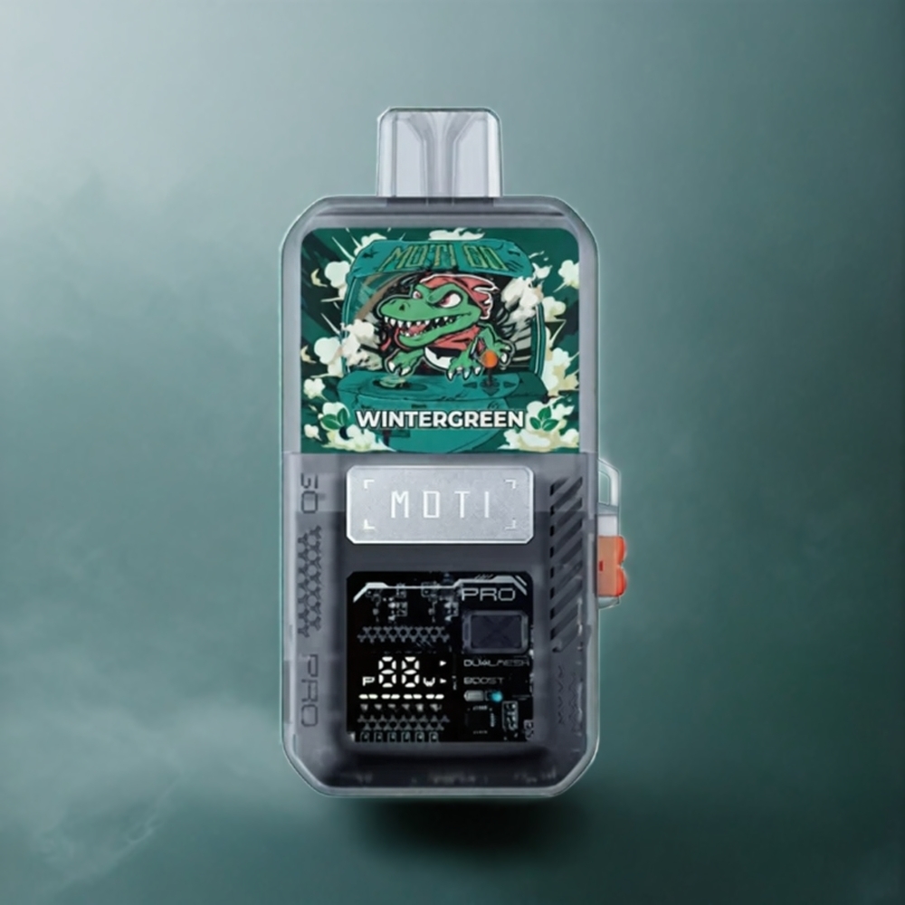 Partihandel Sverige MOTI GO PRO 12000 Engångs Vape Vintergrönt 16mL 12000 Puffs
