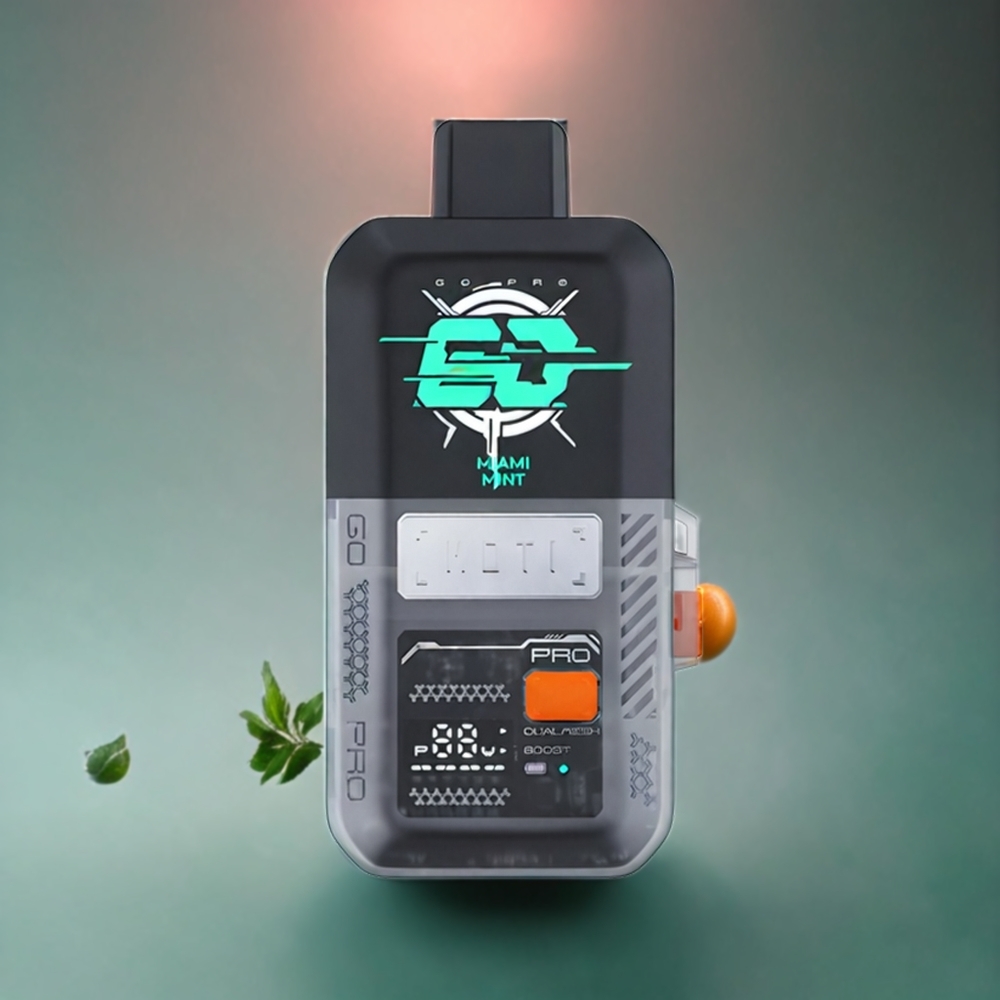 Partihandel Sverige MOTI GO PRO-BATTERY 12000 Engångspod Miami Mynta 16mL Smart Display