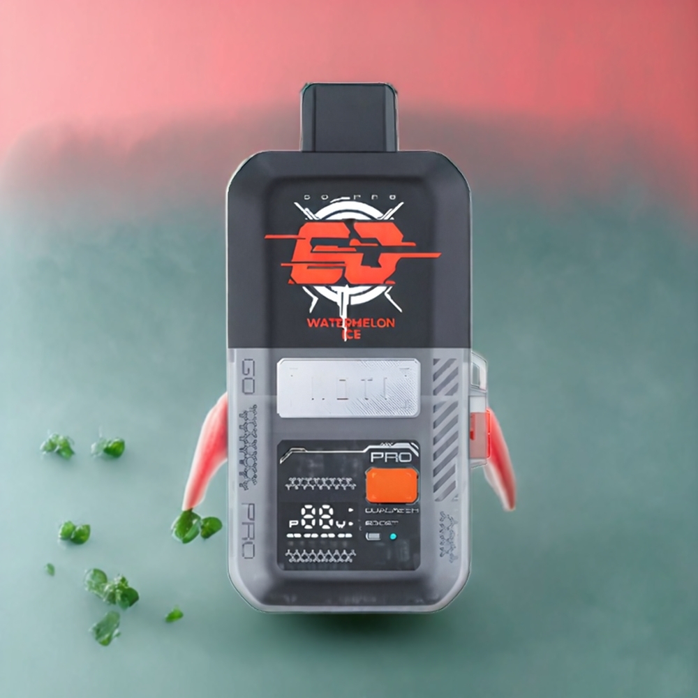 Partihandel Sverige MOTI GO PRO-BATTERY 12000 Engångspod Vattenmelon Is 16mL Smart Display 1.0 Ohm Dual Mesh