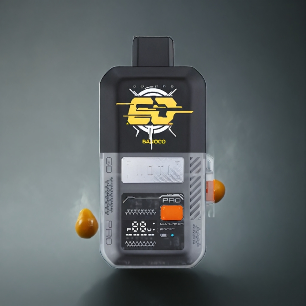 Partihandel Sverige MOTI GO PRO-BATTERY 12000 Pod Banoco 16mL 12000 Puffs Dubbel Mesh 1.0 Ohm Smart Display