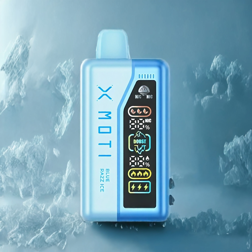 Partihandel Sverige MOTI NICFLEX 40K 20mL Blå Hallon Is