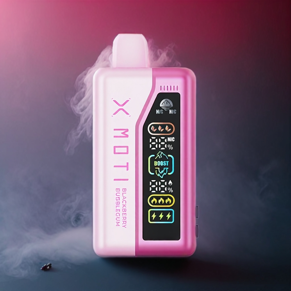 Partihandel Sverige MOTI NICFLEX 40K 900mAh Engångsvape Hallon Tuggummi