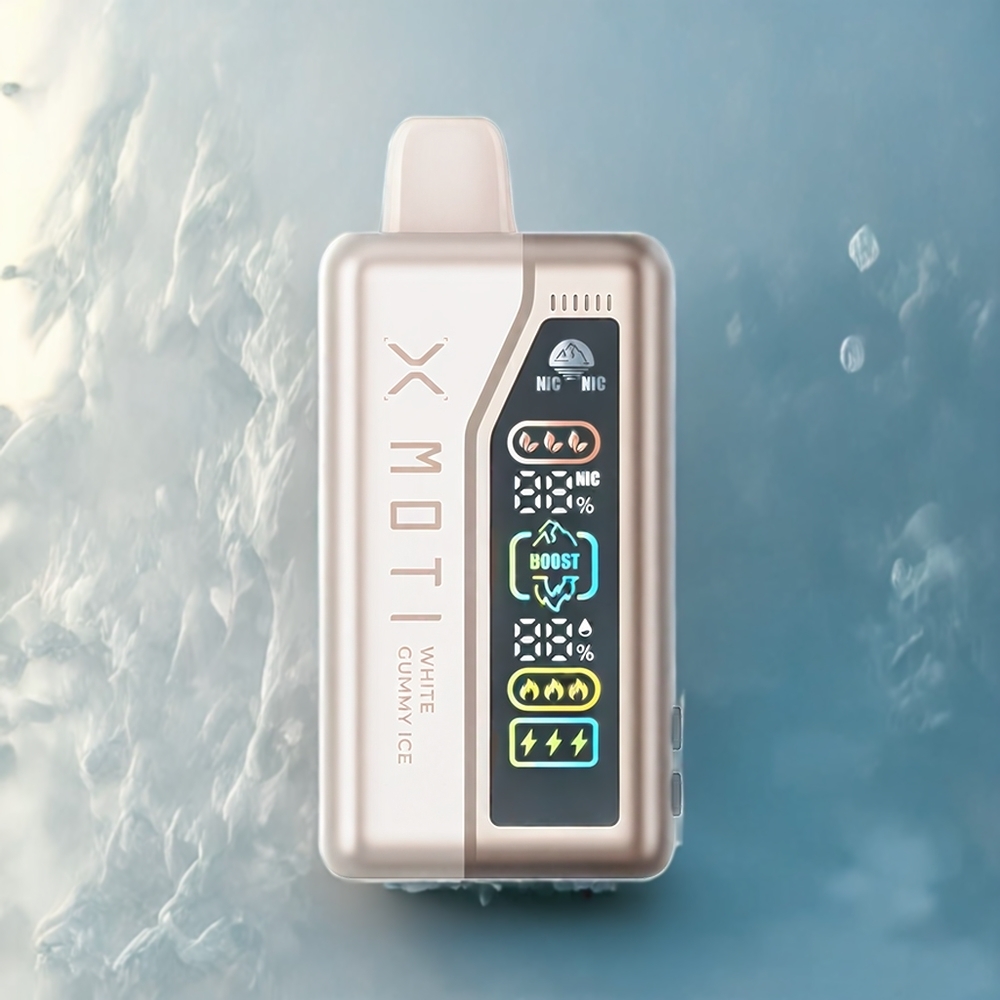 Partihandel Sverige MOTI NICFLEX 40K Vit Gummibjörnsis 900mAh Type-C 20mL