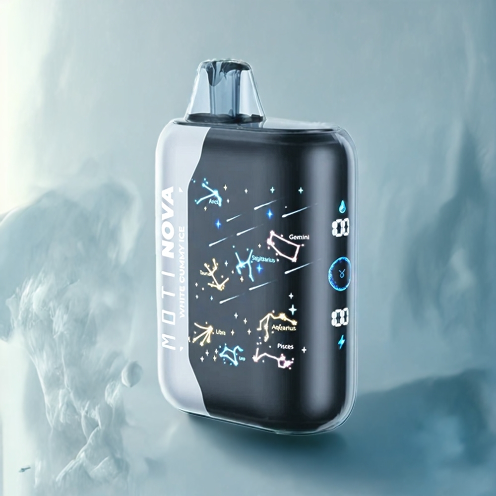 Partihandel Sverige MOTI NOVA 50K Vit Gummibjörn Is 20mL 50mg 850mAh 50K