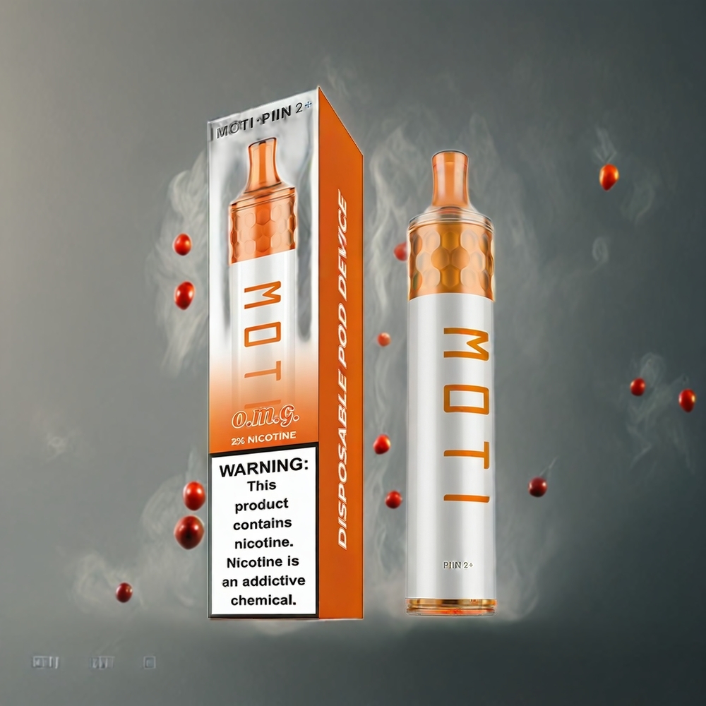 Partihandel Sverige MOTI PIIN 2+ 2000 Puffs Engångs Vape 6.0mL 50mg Stål