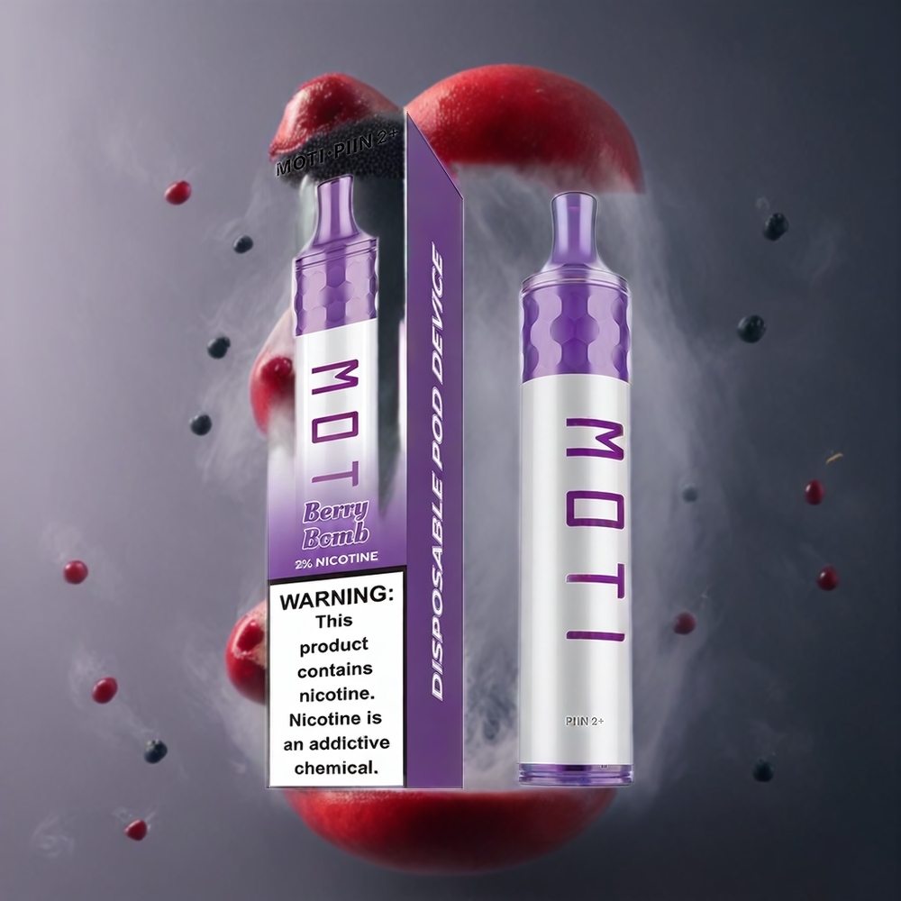 Partihandel Sverige MOTI PIIN 2+ 2000 Puffs Engångs Vape Bärbomb 6.0mL 50mg