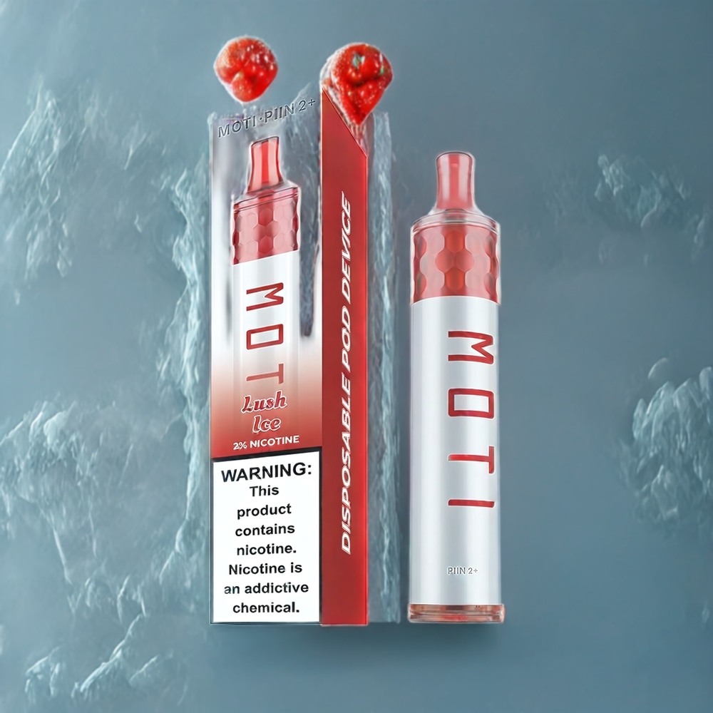 Partihandel Sverige MOTI PIIN 2+ 2000 Puffs Engångs Vape Lush Is 50mg 6.0mL 950mAh