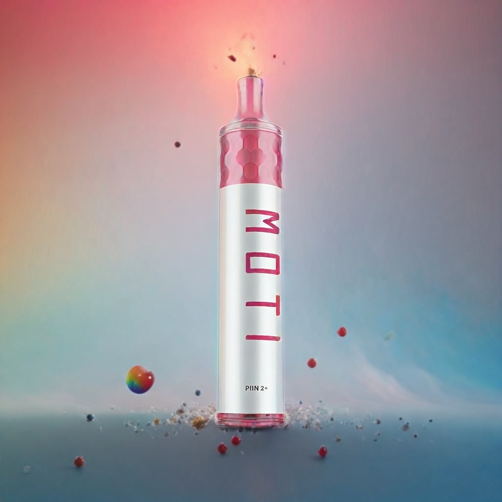 Partihandel Sverige MOTI PIIN 2+ 2000 Puffs Engångs Vape Regnbågs Fizz 6.0mL 50mg