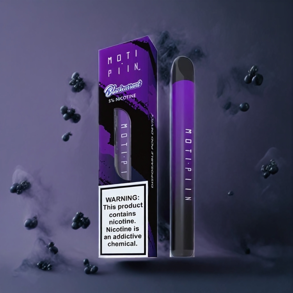 Partihandel Sverige MOTI PIIN Engångs 1 Svartvinbär 2% Nikotinsalt 1.6mL 320mAh
