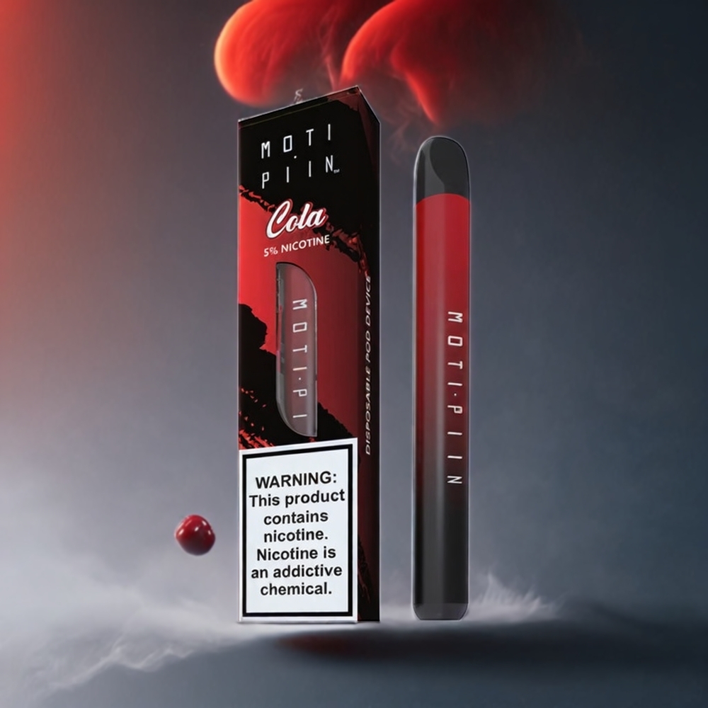 Partihandel Sverige MOTI PIIN Engångs Vape Cola 2 5% Nikotinsalt 1.6mL 320mAh