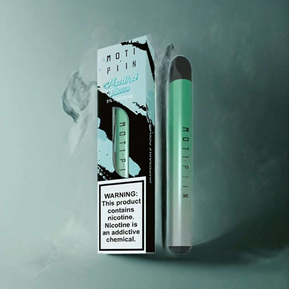 Partihandel Sverige MOTI PIIN Engångs Vape Menthol Tobak 320mAh 2-5% Nikotinsalt 1.6mL