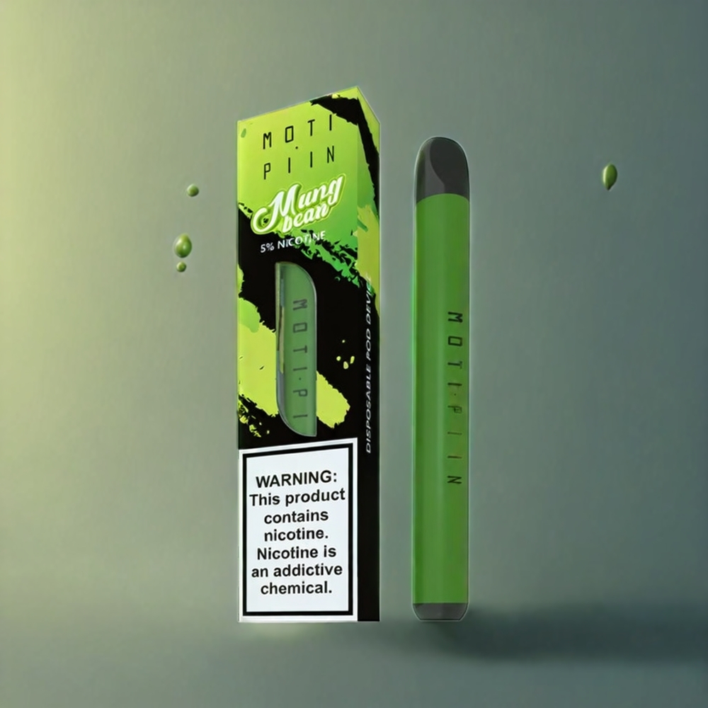 Partihandel Sverige MOTI PIIN Engångs Vape Mung Bean 1.6mL 320mAh 2mun