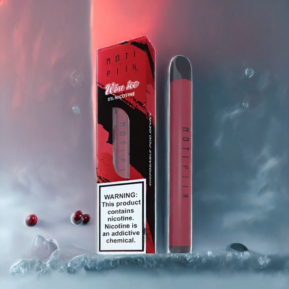 Partihandel Sverige MOTI PIIN Engångs Vape Vin Is 1 320mAh 2% Nikotin Salt