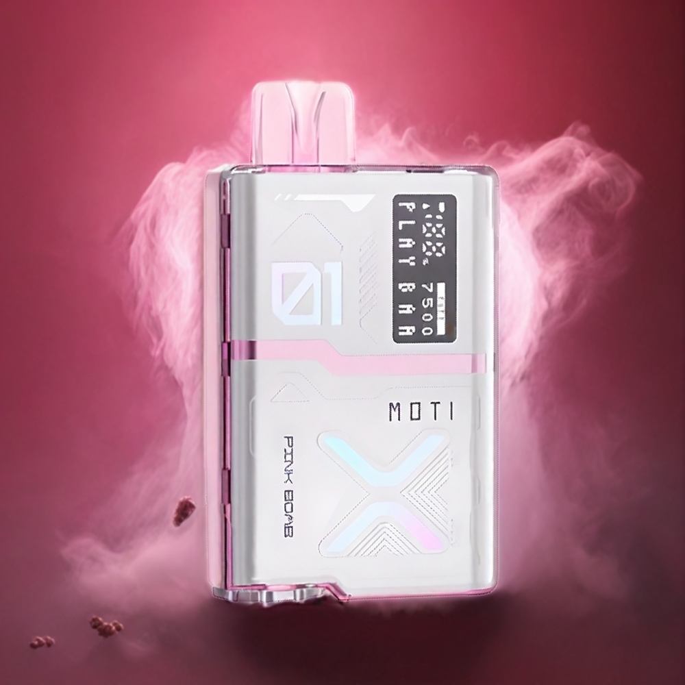 Partihandel Sverige MOTI PLAY BAR 7500 18mL Rosa Bomb Mesh Coil 360 Luftflöde