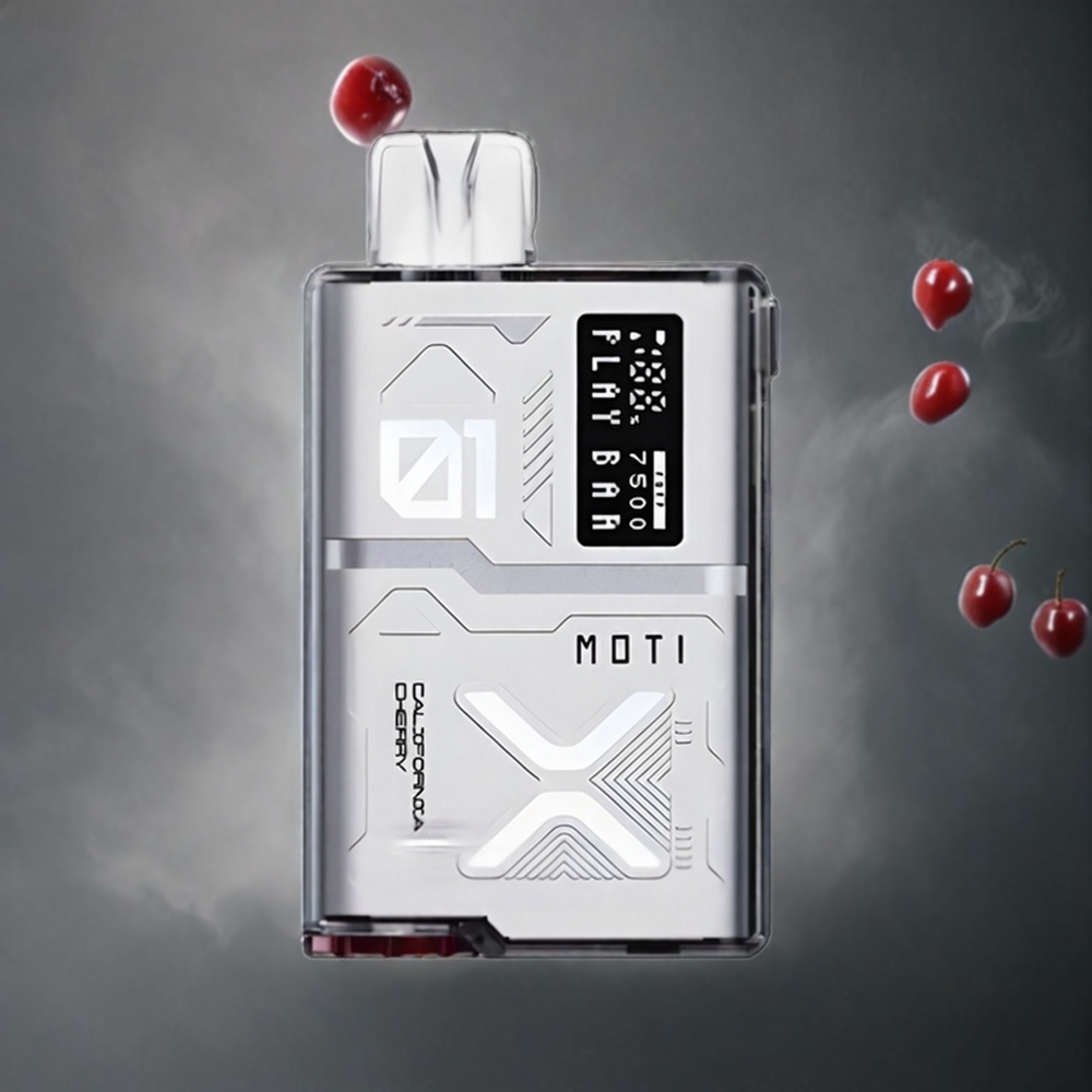 Partihandel Sverige MOTI PLAY BAR 7500 Kalifornisk Körsbär 7500 Puffs 50mg/mL 18mL