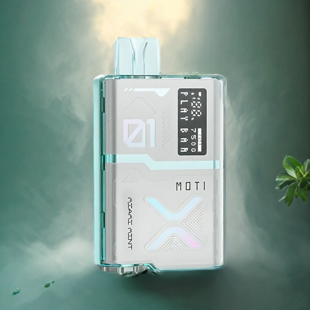 Partihandel Sverige MOTI PLAY BAR 7500 Miami Mynta 18mL 700mAh 360° Airflow Mesh Coil