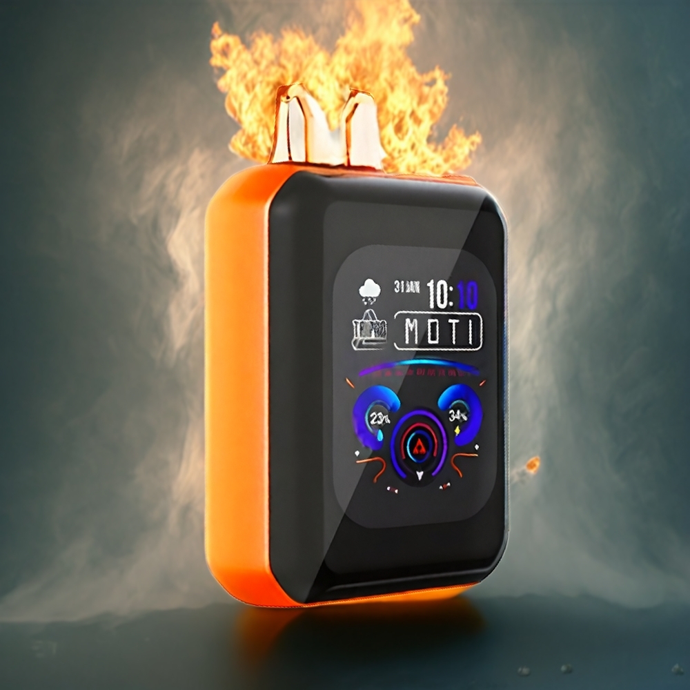 Partihandel Sverige MOTI TRIPRO 32K Engångsvape Citronsmak Bluetooth Touch Skärm