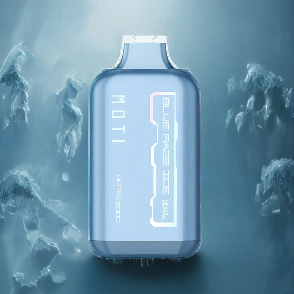 Partihandel Sverige MOTI ULTRA 6000 13ml Blå Hallon Is