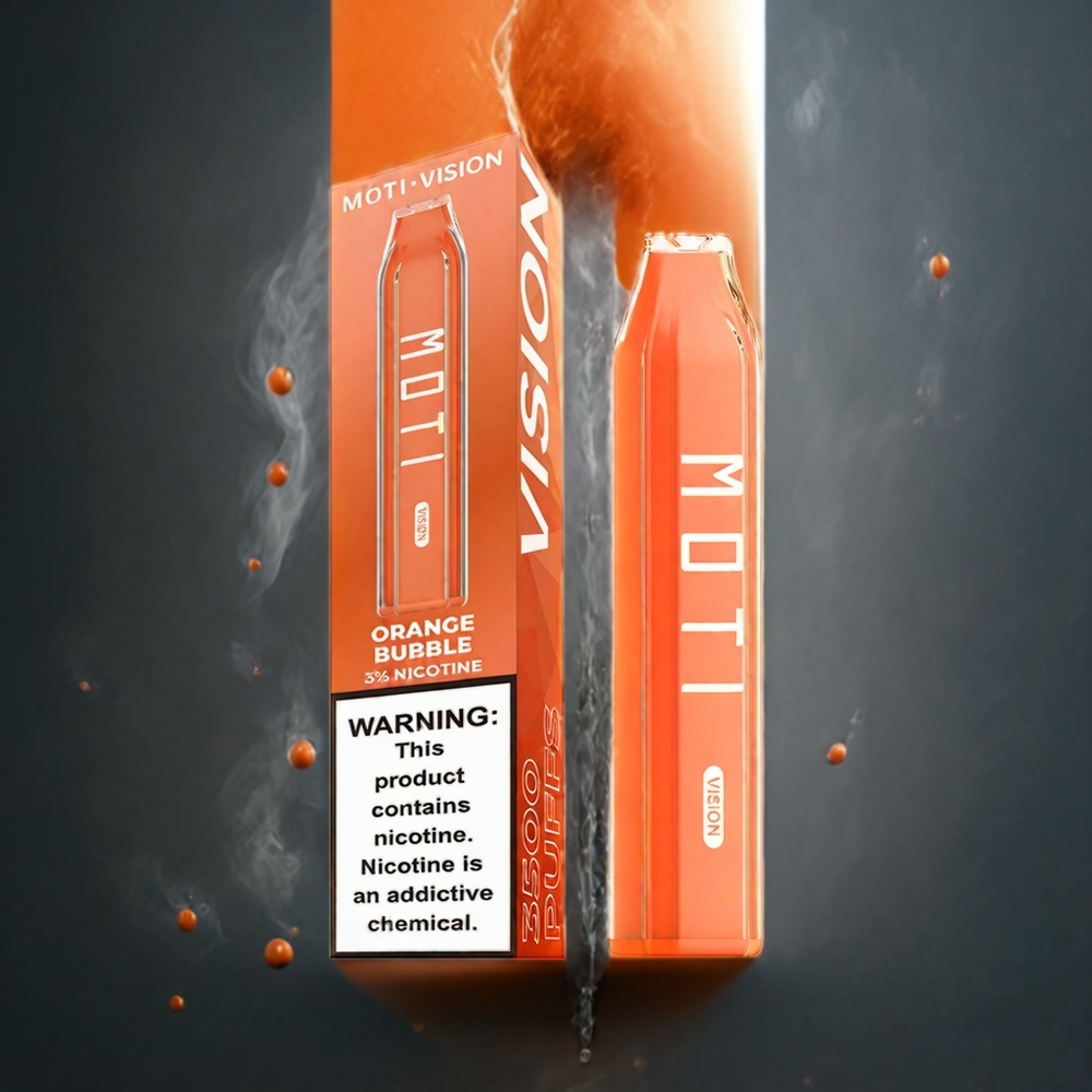 Partihandel Sverige MOTI Vision 3500 Apelsin Bubbla Mesh 10ml 5%