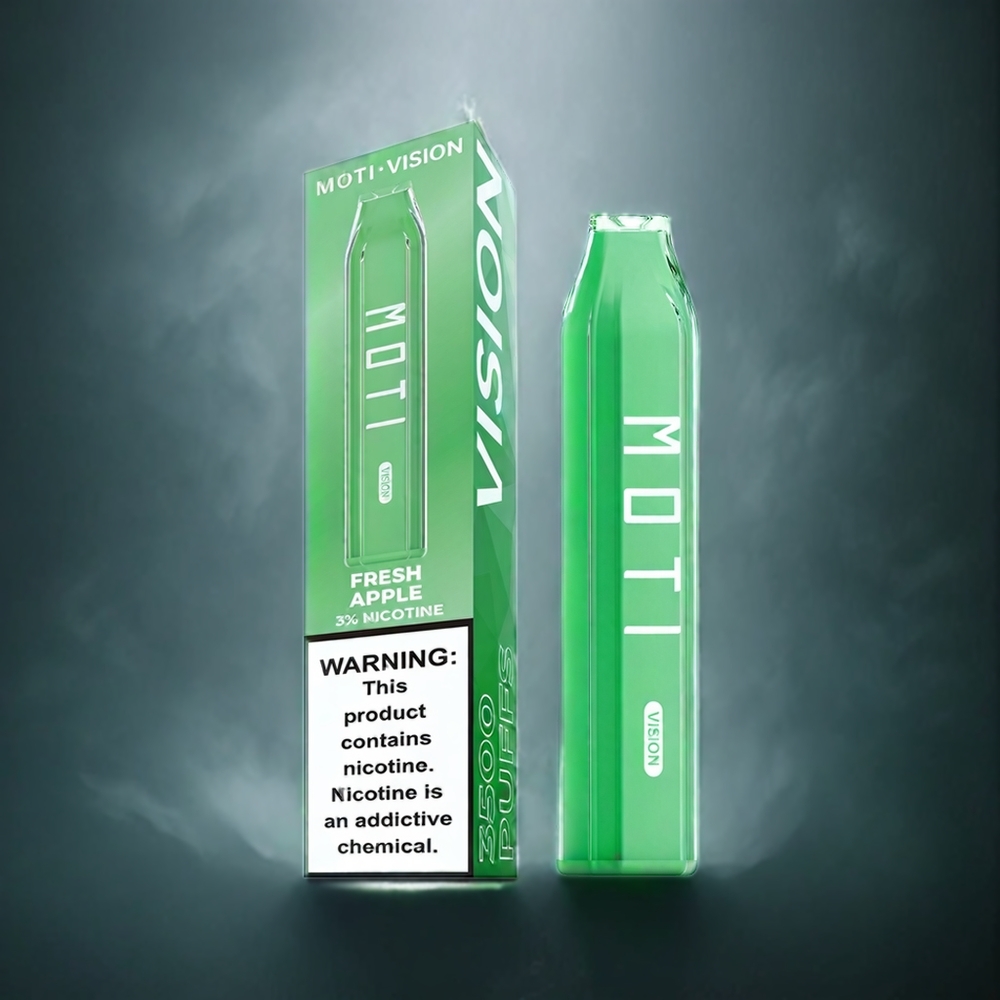 Partihandel Sverige MOTI Vision 3500 Fruktig Äpple 10ml Mesh 650mAh