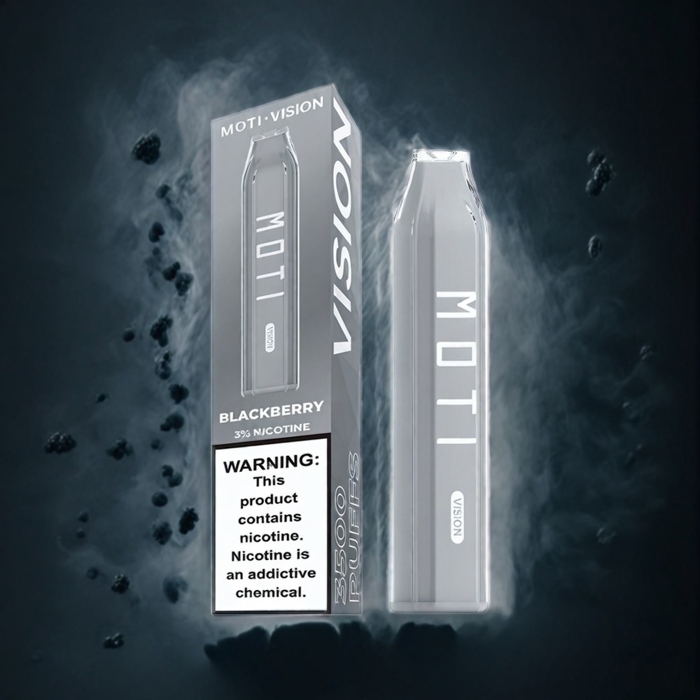 Partihandel Sverige MOTI Vision 3500 Svart Björn 10ml Mesh 650mAh 11.5W