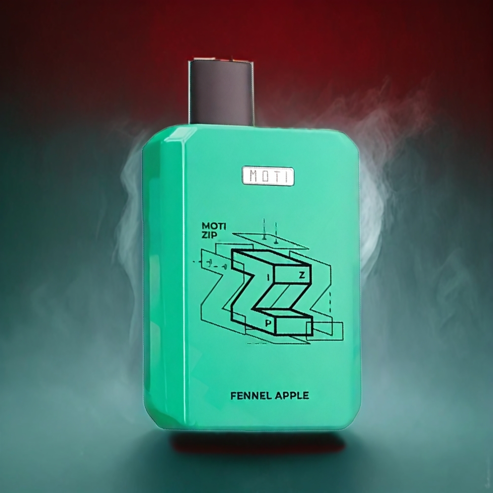 Partihandel Sverige MOTI ZIP PRO 7000 Engångs Vape Fänkål Äpple 16mL 20mg