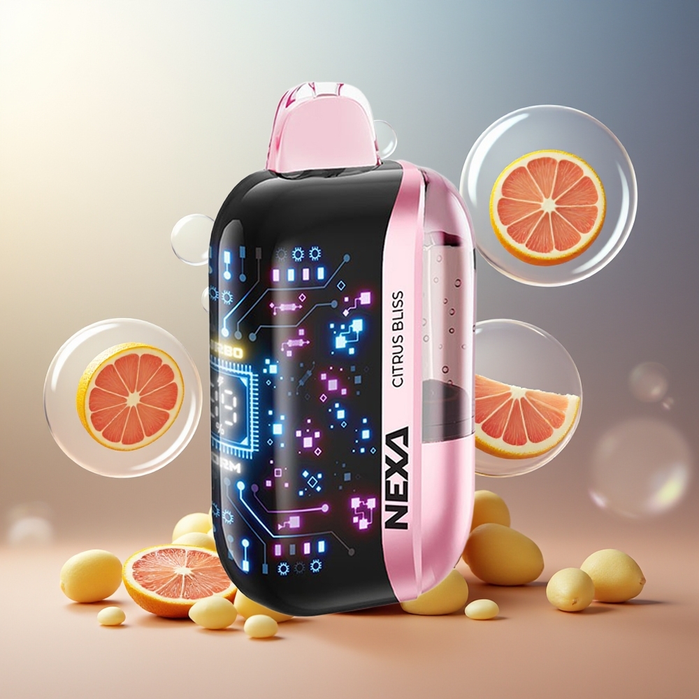 Partihandel Sverige NEXA Ultra 50000 Puffs 20ml 800mah Display Citrus Glädje