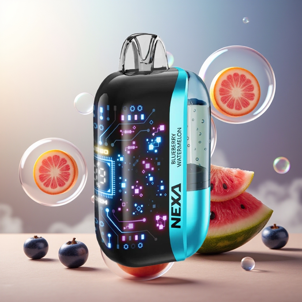 Partihandel Sverige NEXA Ultra 50000 Puffs Blåbär Vattenmelon 20ml 800mAh 5%
